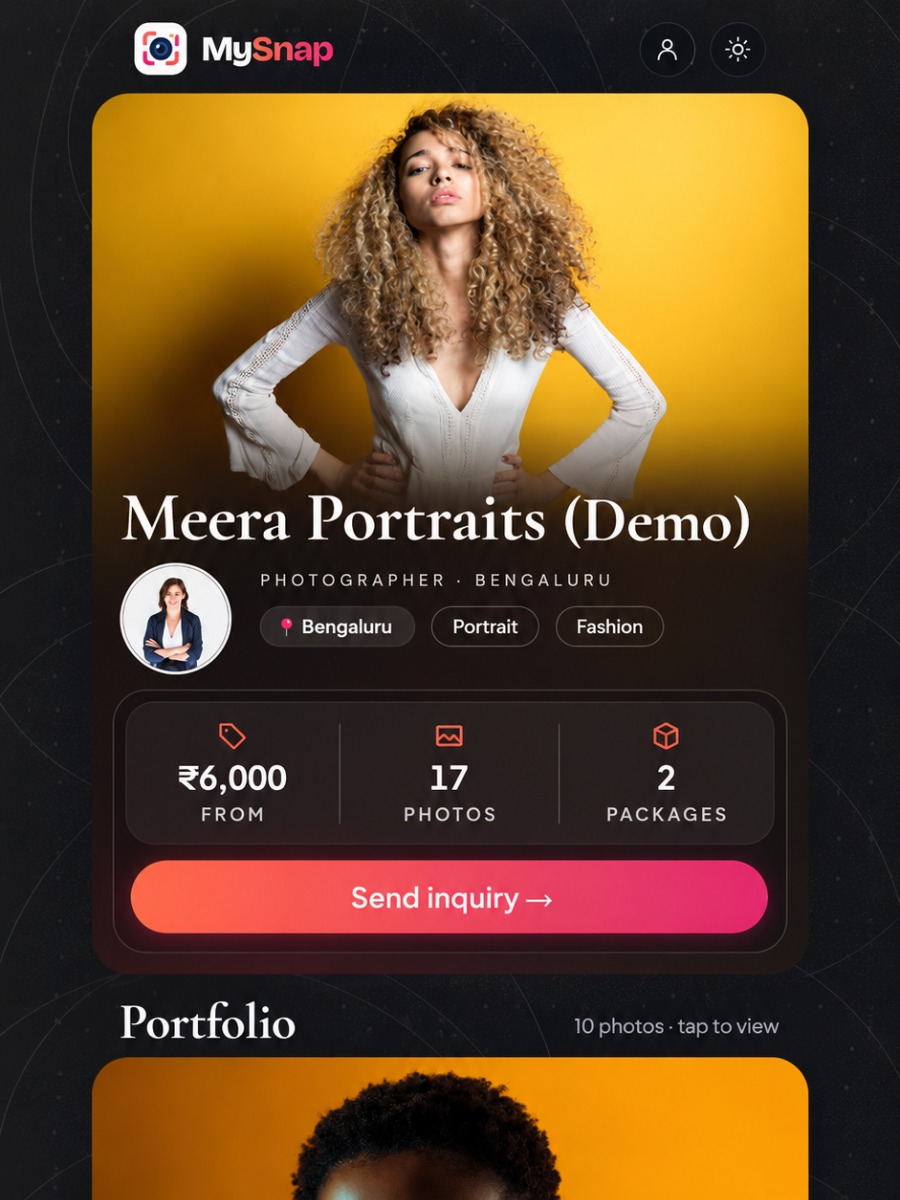 Your portfolio page